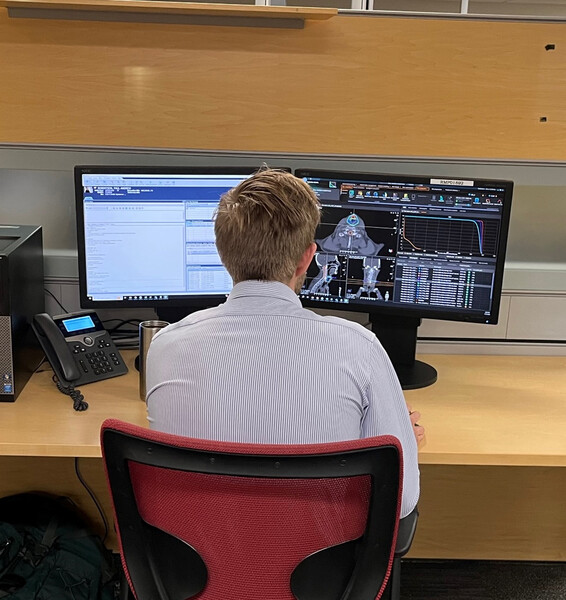 Guy on a computer